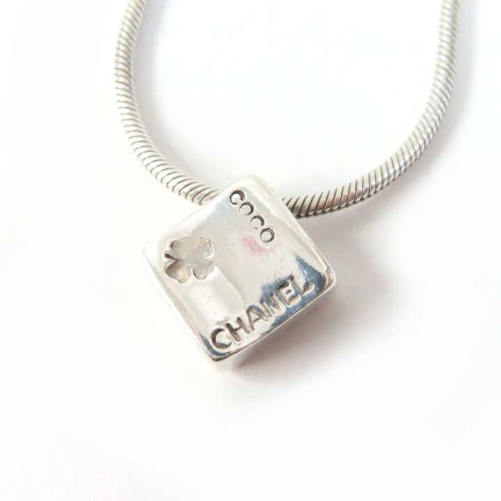 楽天市場】美品☆CHANEL シャネル SV925 カメリア・クローバー・ロゴ 