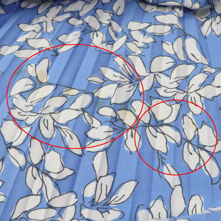 楽天市場】美品☆Drawer ドゥロワー 6524-299-1329 花柄 プリーツ  