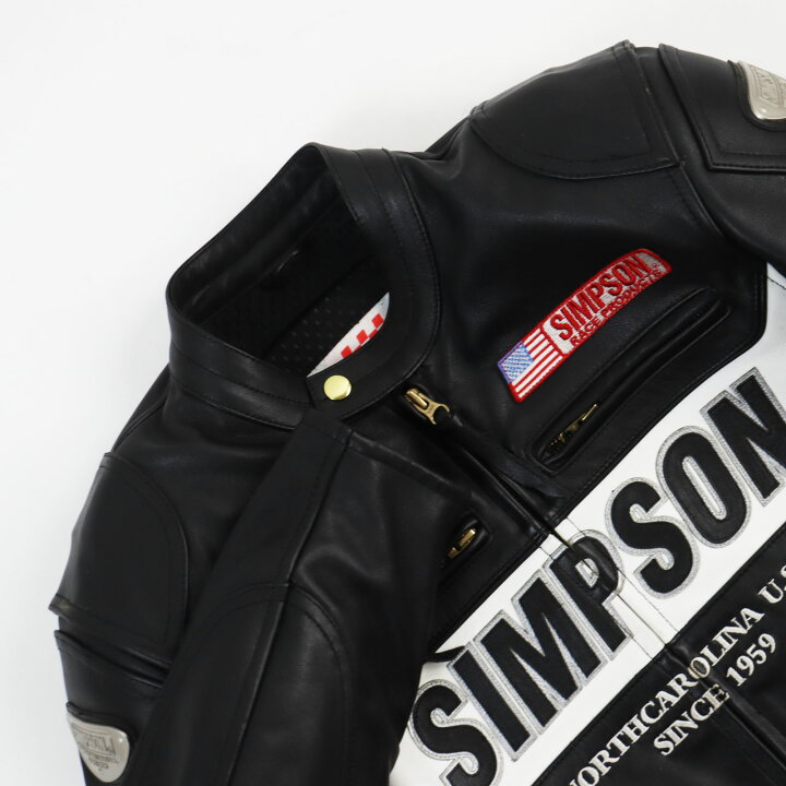 楽天市場】極美品○SIMPSON シンプソン プロテクター付き バイクウェア 