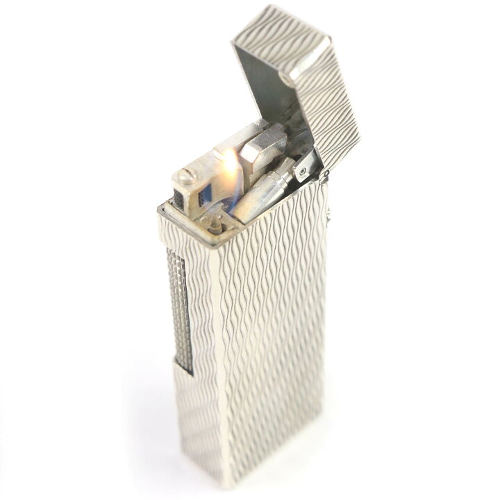 W）ヴィンテージ dunhill ローラー ライター シルバー 真似 イギリス製