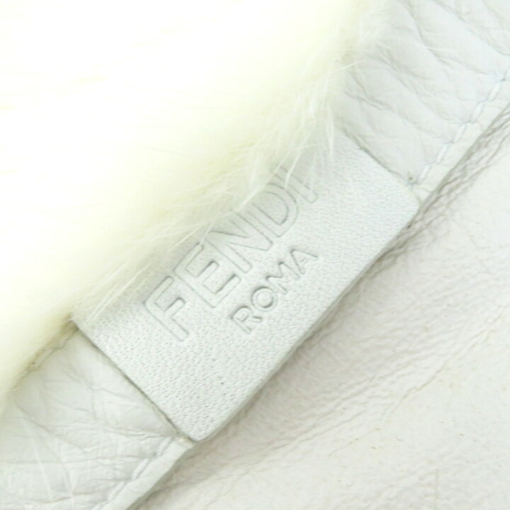 楽天市場】美品△FENDI フェンディ FNF713 ミンク MINK ロゴベルト付き 