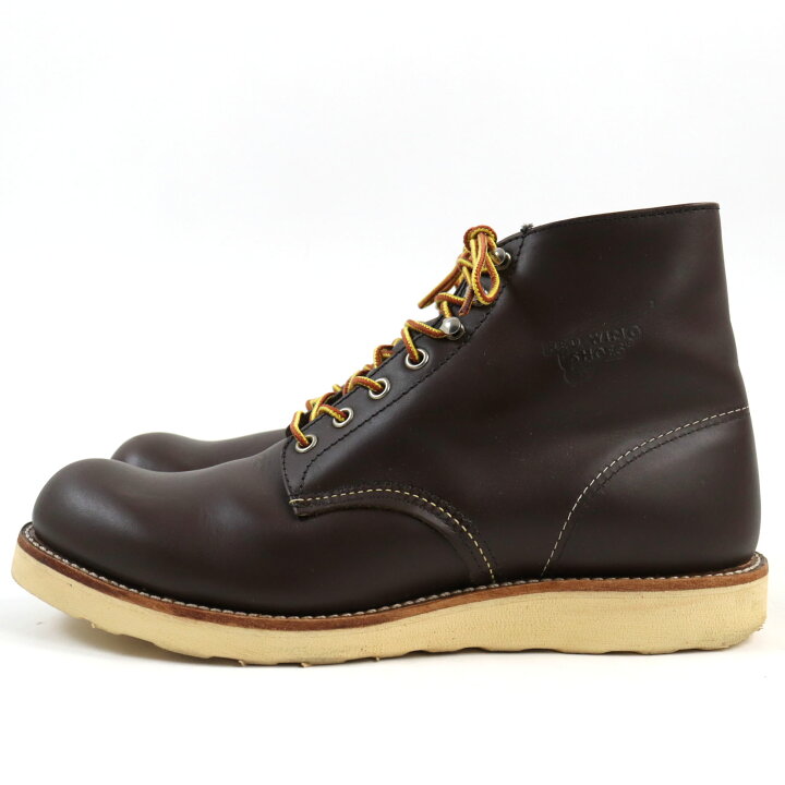 楽天市場】美品○RED WING レッドウィング 8132 レザー プレーントゥ 