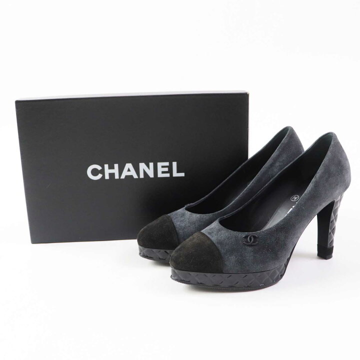 楽天市場】美品◎CHANEL シャネル G34195 スウェード ココマーク付き  