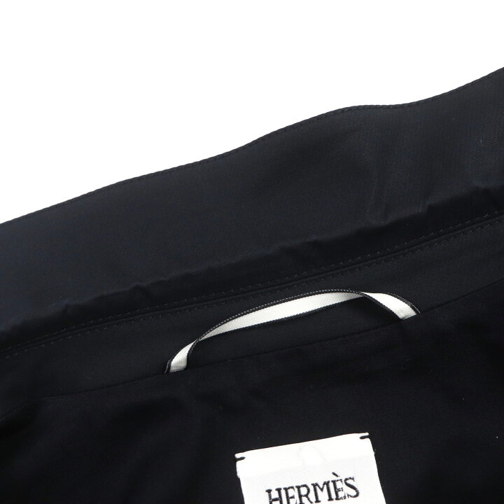 楽天市場】極美品▽HERMES エルメス シルク混 シルバー金具 Hロゴ  