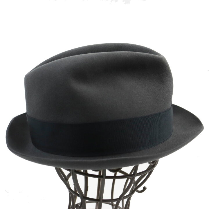 楽天市場】極美品○Borsalino ボルサリーノ RAINPROOF LINE リボン付き 