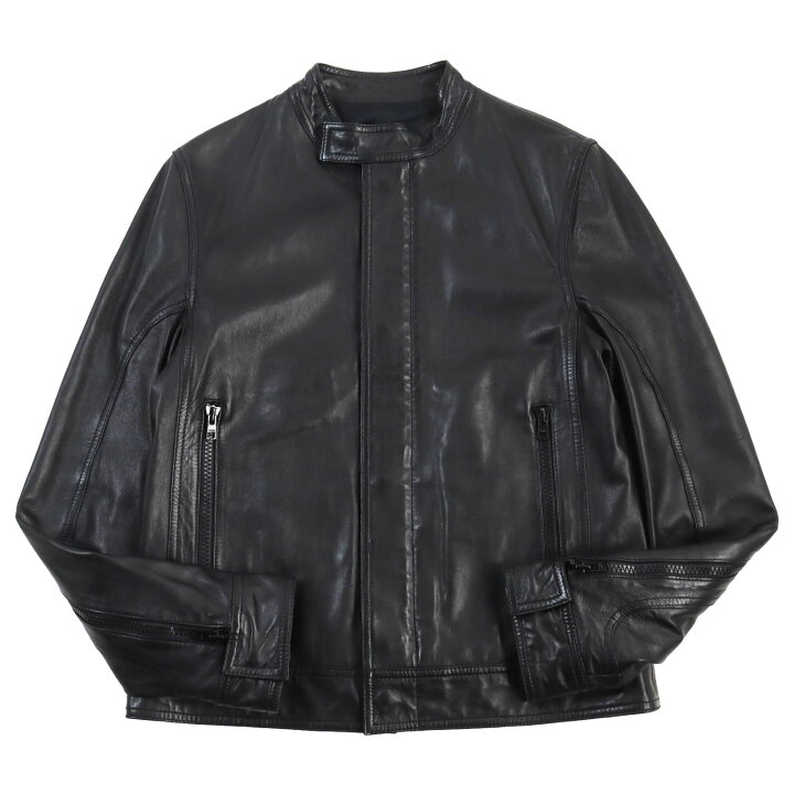 楽天市場】美品○GIVENCHY ジバンシィ ラムスキン レザージャケット 