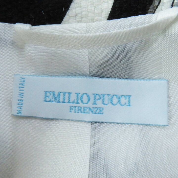 楽天市場】極美品◎Emilio Pucci エミリオ・プッチ リネン コットン混  