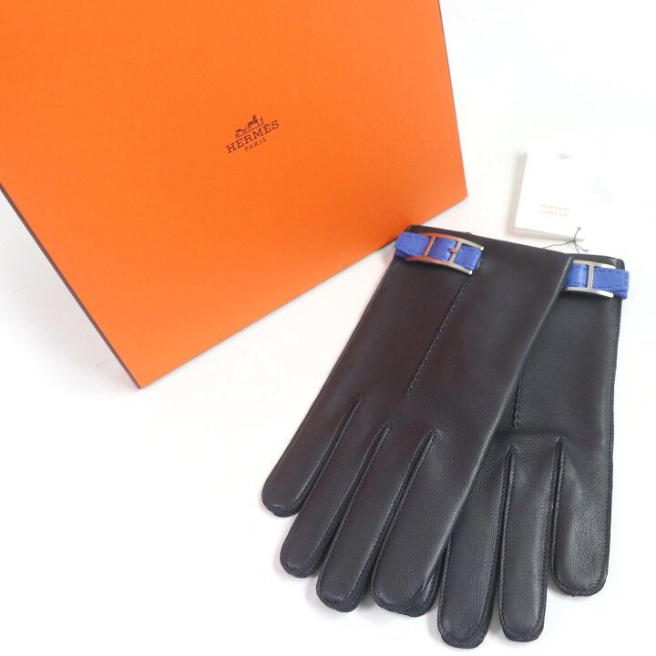 楽天市場】未使用品□HERMES エルメス ラムレザー 裏シルク100％ アピ 