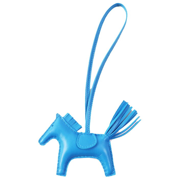 楽天市場】未使用品◎HERMES エルメス ロデオチャーム PM ブルー  