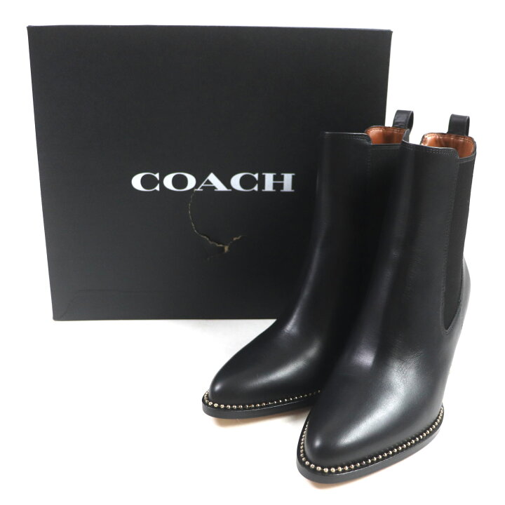 楽天市場】極美品▽COACH コーチ CC786 レザー ピアスブーティー 