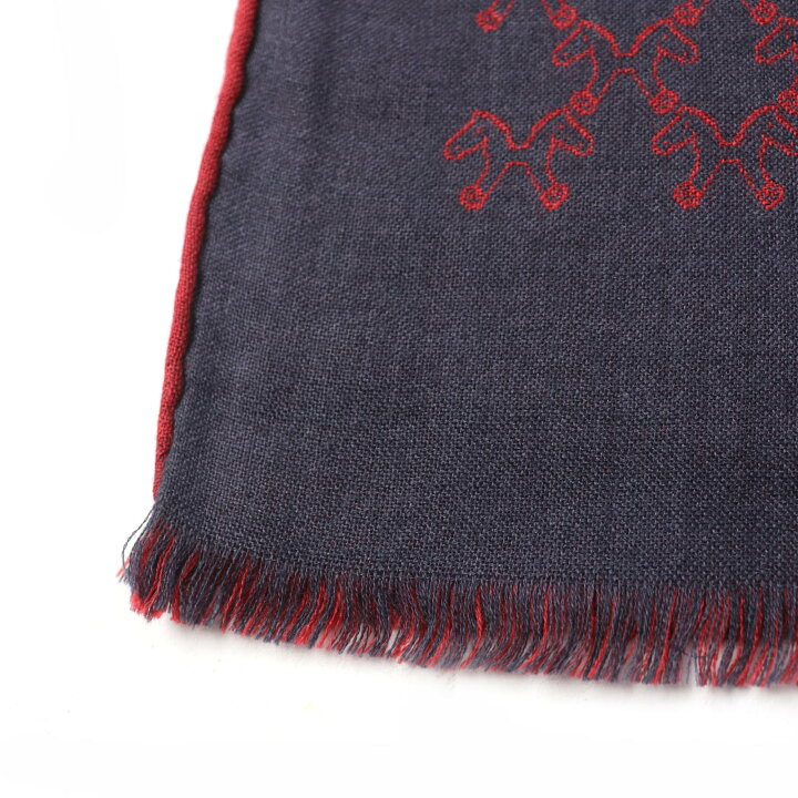 楽天市場】極美品☆HERMES エルメス カシミヤ シルク ホース・馬柄  