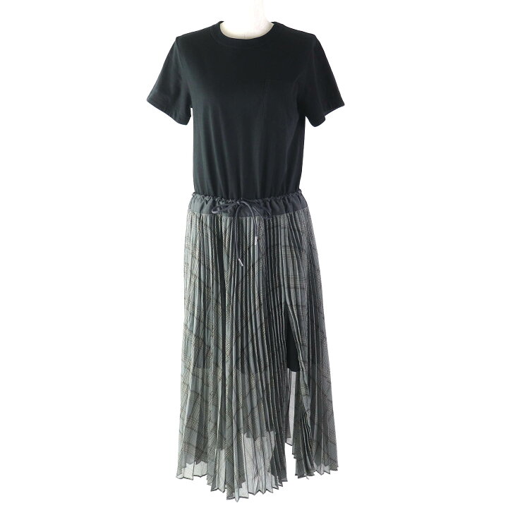 楽天市場】極美品△Sacai サカイ 2022年製 22-05992 グレンチェック柄  