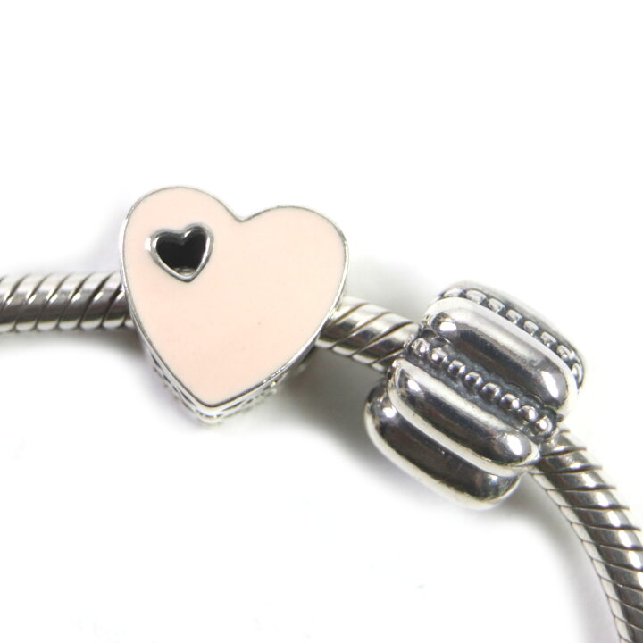 楽天市場】極美品▽PANDORA パンドラ SV925 ハートチャーム3個付き 