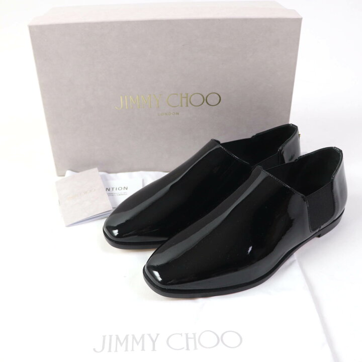 楽天市場】未使用品△JIMMY CHOO ジミーチュウ GLINT FLAT パテント 