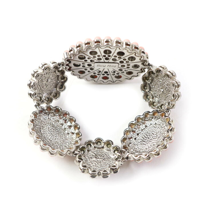 楽天市場】極美品☆MIUMIU ミュウミュウ ビジューフラワーモチーフ  