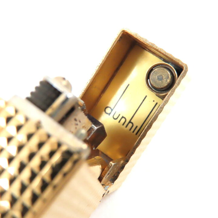 楽天市場】美品△Dunhill ダンヒル 総柄 スクエア型 ローラー式 ガス  