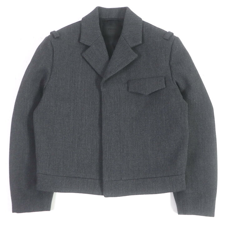 楽天市場】極美品□PRADA プラダ 23AW SGC362 トライアングルロゴ  