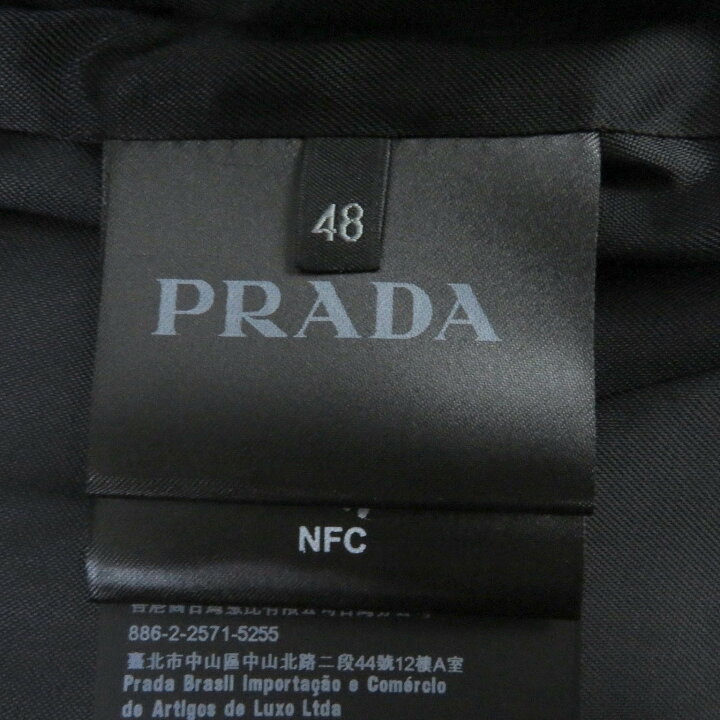 楽天市場】極美品□PRADA プラダ 23AW SGC362 トライアングルロゴ 