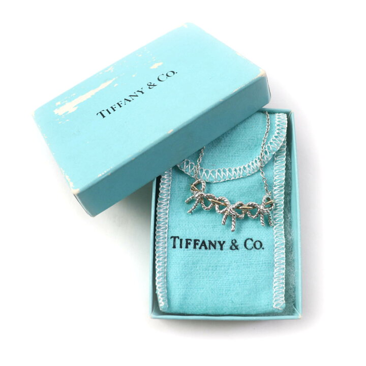 楽天市場】美品☆TIFFANY&Co. ティファニー SV925 750 トリプルリボン 