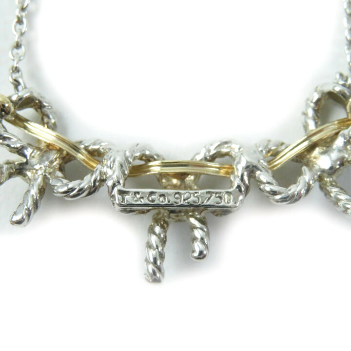楽天市場】美品☆TIFFANY&Co. ティファニー SV925 750 トリプルリボン 