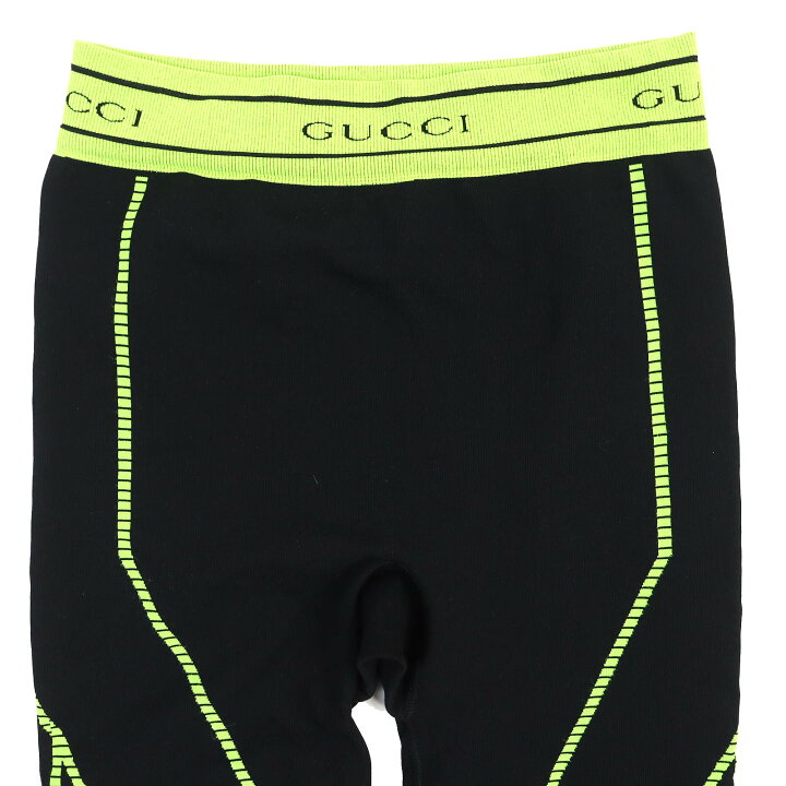 楽天市場】極美品△GUCCI グッチ 696130 ロゴ入り レギンス スパッツ 