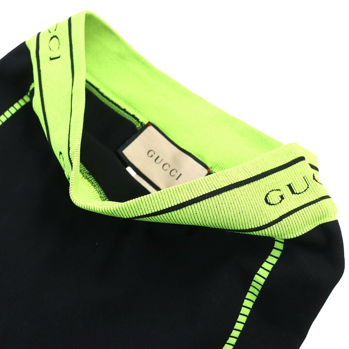 楽天市場】極美品△GUCCI グッチ 696130 ロゴ入り レギンス スパッツ 