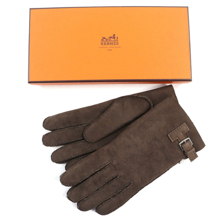 楽天市場】未使用品△HERMES エルメス 072038G GANTS HOMME PHILIPPE 