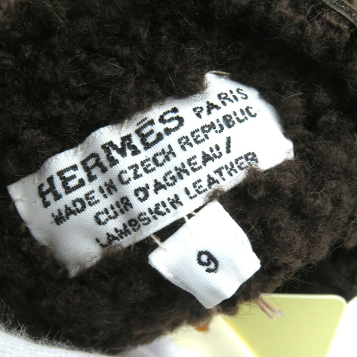 楽天市場】未使用品△HERMES エルメス 072038G GANTS HOMME PHILIPPE 