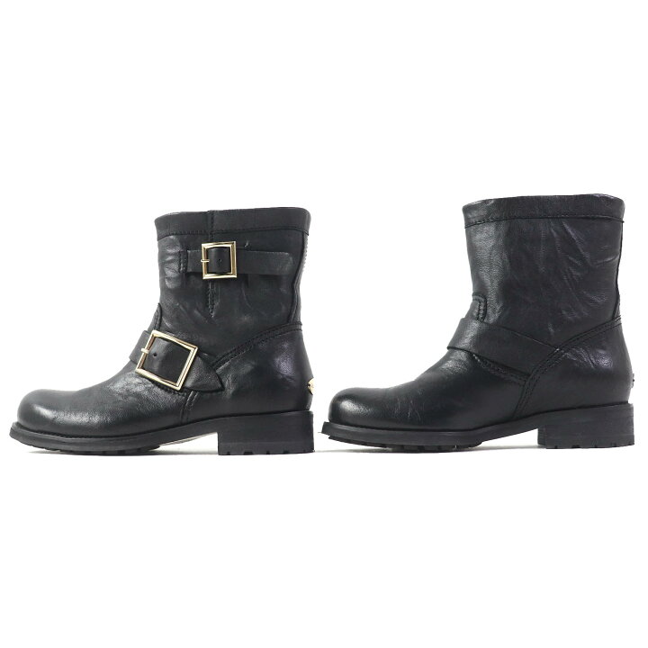 楽天市場】美品△JIMMY CHOO ジミーチュウ BIKER レザー バイカー 