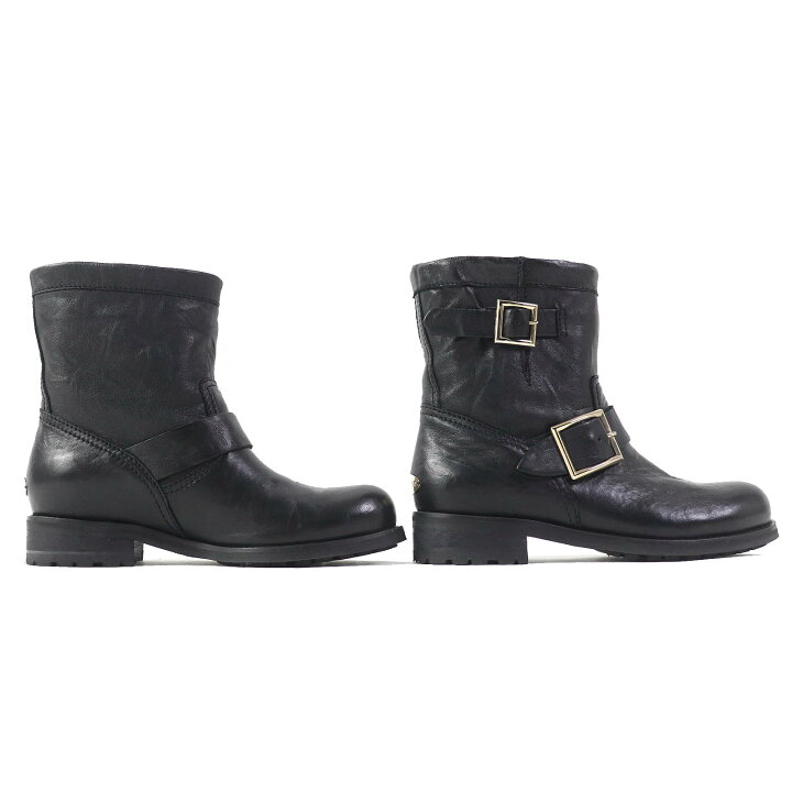 楽天市場】美品△JIMMY CHOO ジミーチュウ BIKER レザー バイカー 