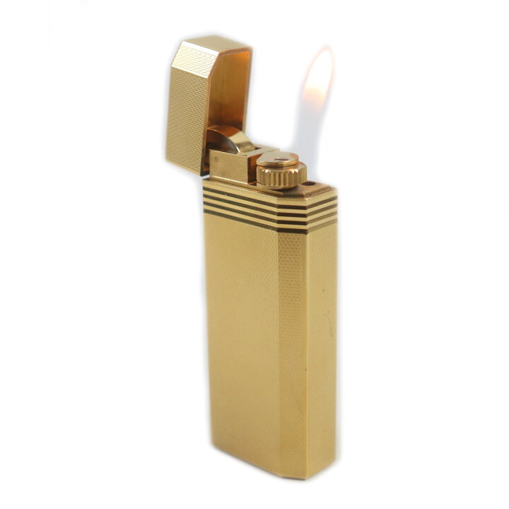 美品▽Cartier カルティエ 新型 五角形 ペンタゴン 総柄 ローラー式 