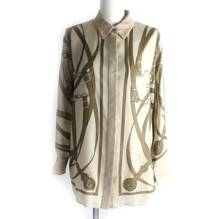 楽天市場】未使用品☆HERMES エルメス シルク100％ Promenade du Matin 