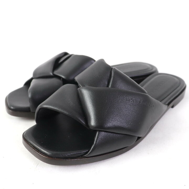 楽天市場】美品☆FERRAGAMO フェラガモ 760881 ALRAI レザー ロゴ入り 