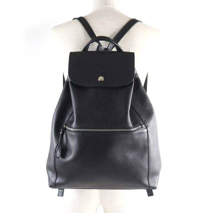 楽天市場】美品☆Longchamp ロンシャン ル フローネ ロゴ入り レザー