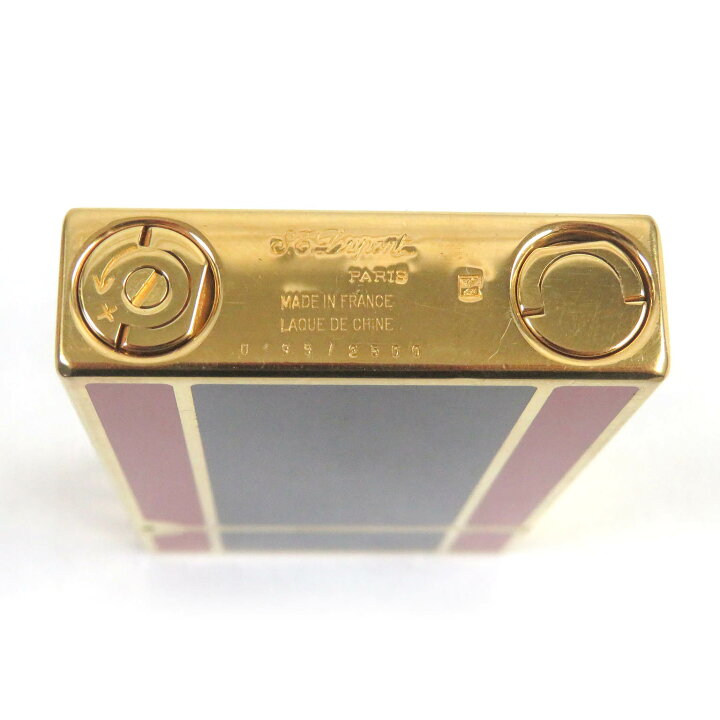 S.T.Dupont/デュポン ゴールド られん ライター b_099