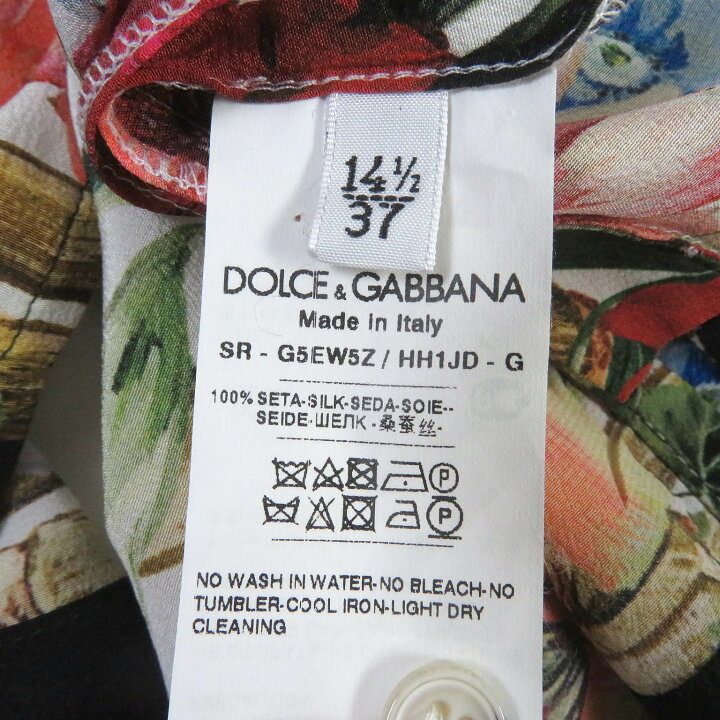 楽天市場】極美品□DOLCE&GABBANA ドルチェ＆ガッバーナ Q5EW5Z シルク  