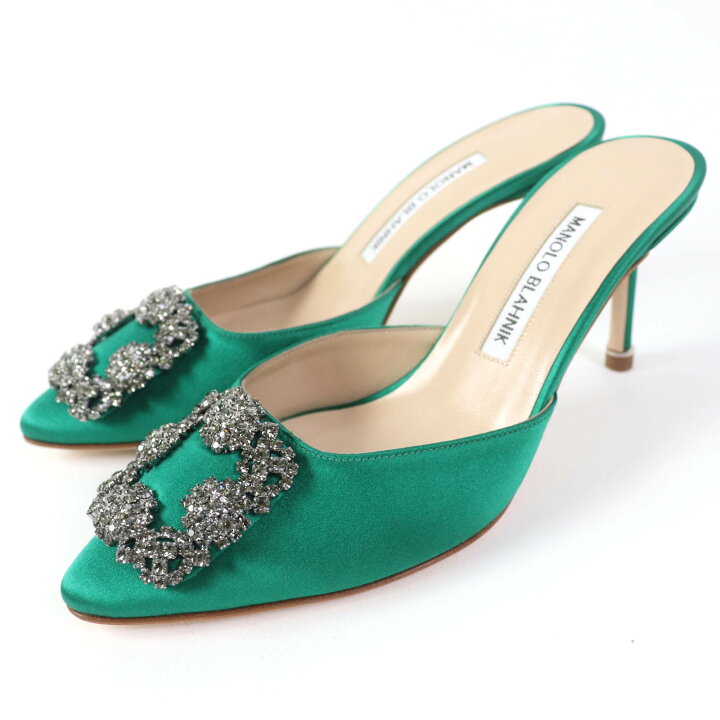 楽天市場】未使用品☆MANOLO BLAHNIK マノロブラニク ハンギシ 