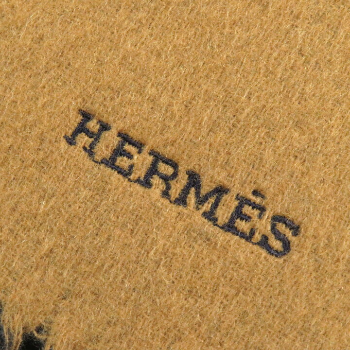 楽天市場】美品△HERMES エルメス レクトヴェルソ カシミヤ100％ ロゴ 