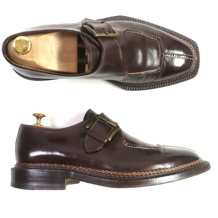 楽天市場】良品▽Santoni サントーニ Uチップ モンクストラップ 