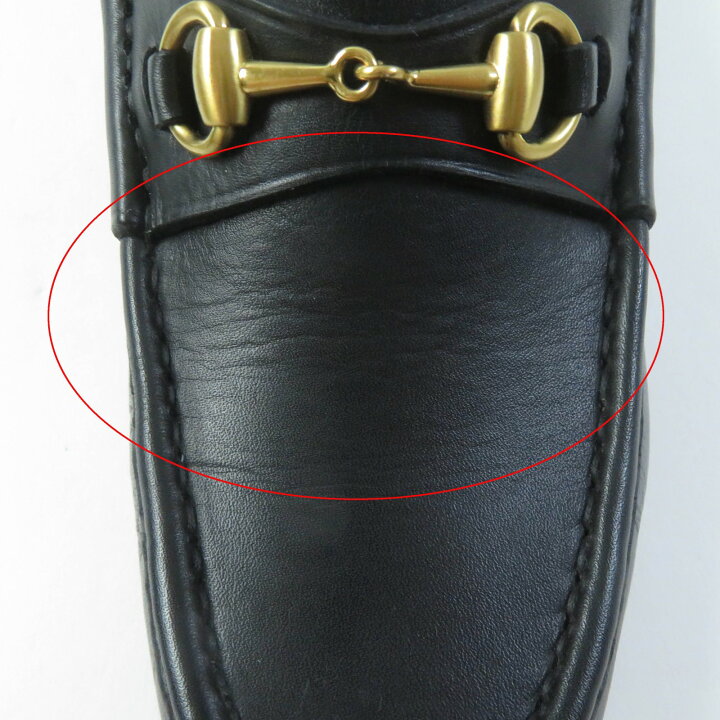 楽天市場】美品☆GUCCI グッチ 100 0255 ホースビット レザー 