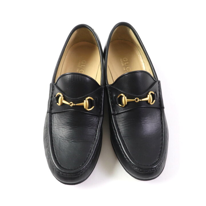 楽天市場】美品☆GUCCI グッチ 100 0255 ホースビット レザー 