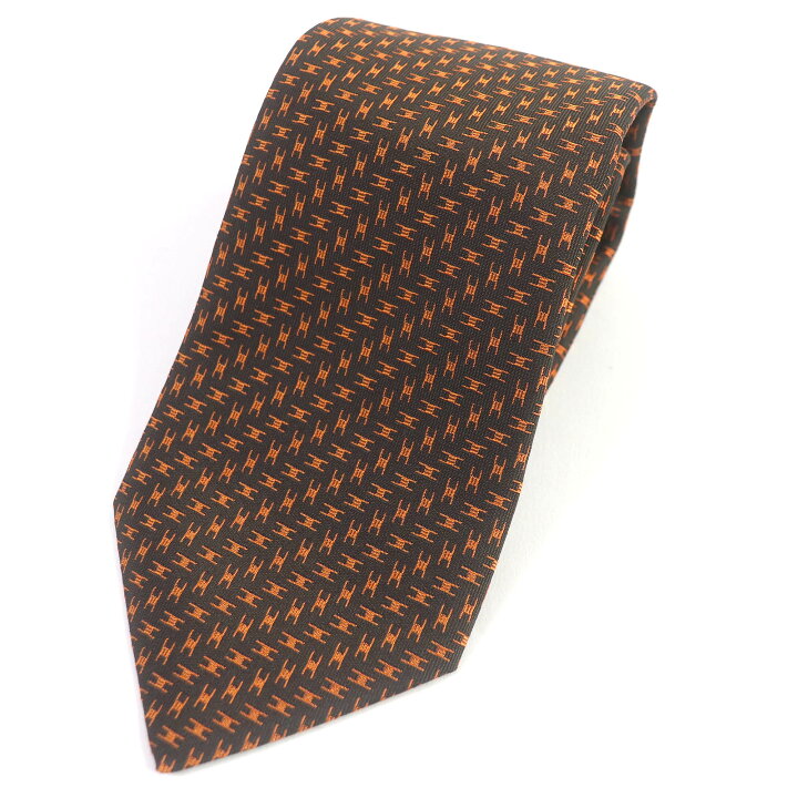 楽天市場】未使用品□HERMES エルメス シルク100％ クラヴァット Hロゴ  
