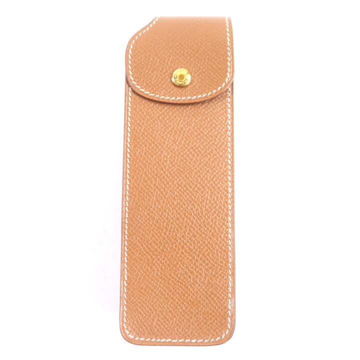 楽天市場】極美品▽HERMES エルメス ゴールド クシュベル レザー 
