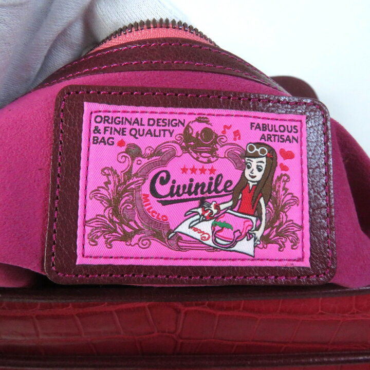 楽天市場】極美品☆Civinile チビナイル emma エマ クロコダイル 