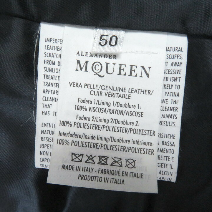 楽天市場】極美品□Alexander McQueen アレキサンダーマックイーン  