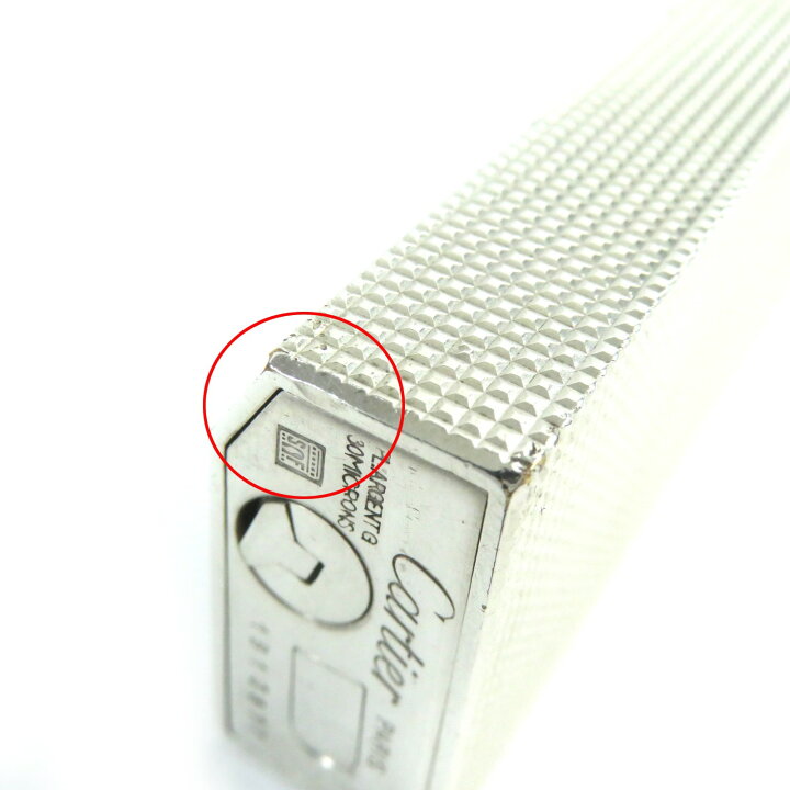 楽天市場】美品△Cartier カルティエ ダイヤ柄 五角形 ガスライター  