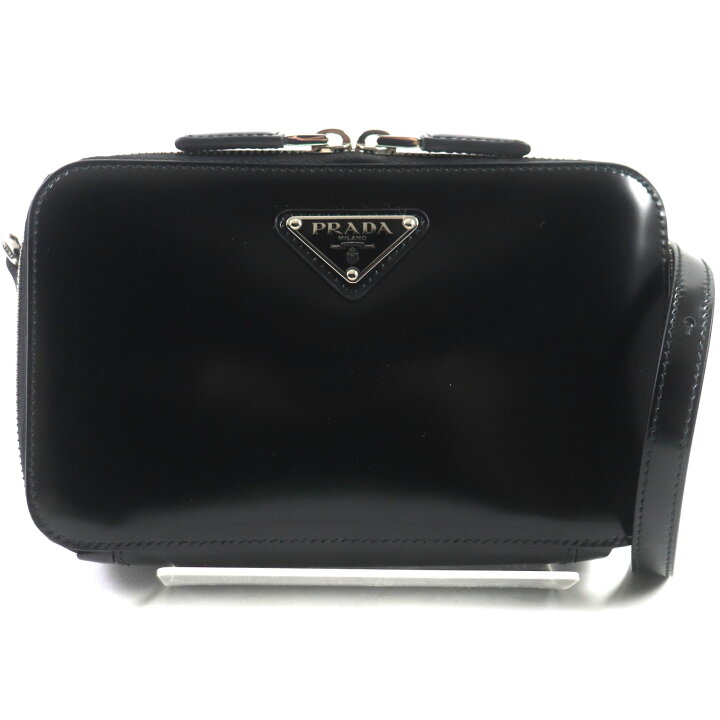 楽天市場】極美品▽PRADA プラダ 2VH173 ブリック ブラッシュドレザー 
