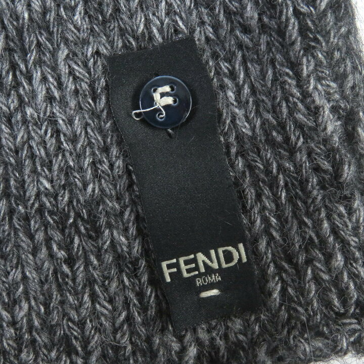 楽天市場】美品□FENDI フェンディ FZZ024 モヘア アンゴラ混 リブ編み 