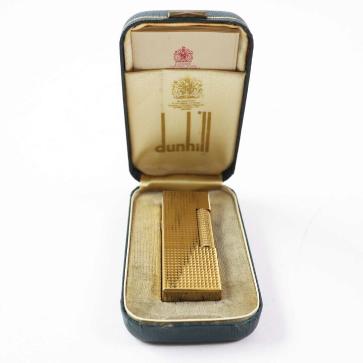楽天市場】外装良品◎Dunhill ダンヒル ローラー式 スクエア型 ダイヤ 