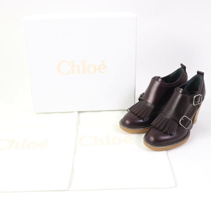 楽天市場】未使用品☆Chloe クロエ 042055 フランネ ダブルモンク 
